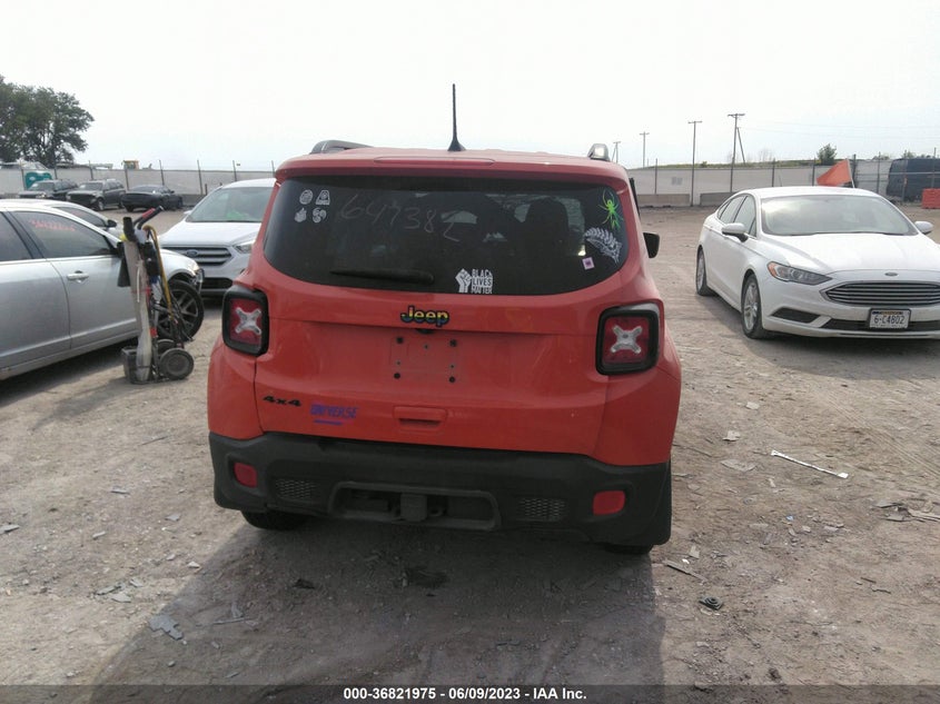 VIN ZACCJBAB1JPH87185 2018 JEEP RENEGADE SPORT
