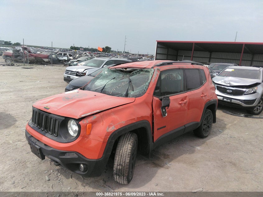 VIN ZACCJBAB1JPH87185 2018 JEEP RENEGADE SPORT