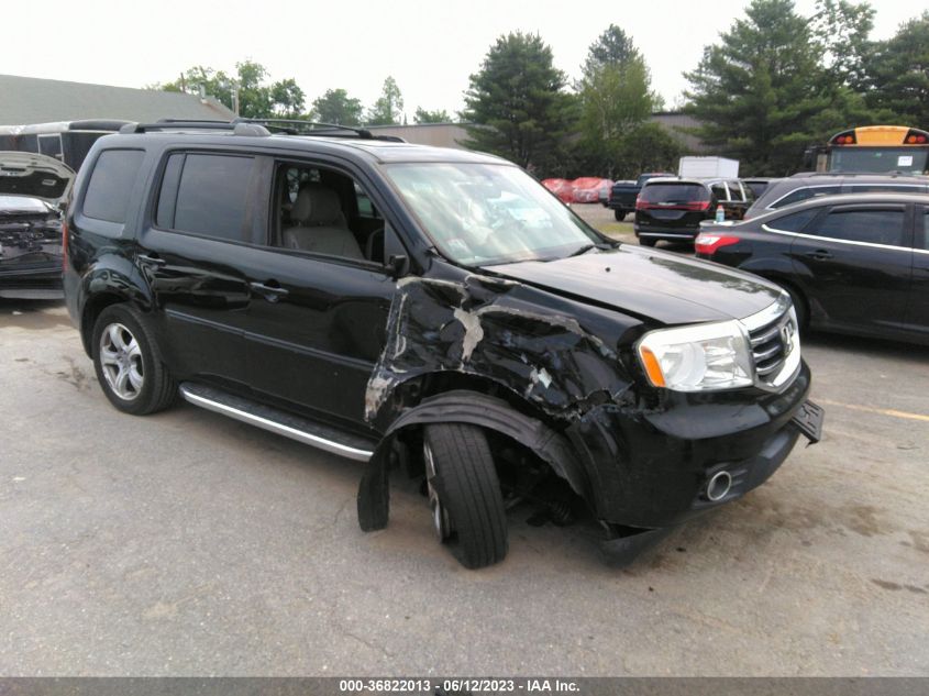 2013 HONDA PILOT EX-L - 5FNYF4H6XDB014979