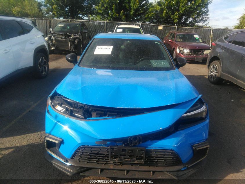 2022 HONDA CIVIC HATCHBACK SPORT - 19XFL2H8XNE021105