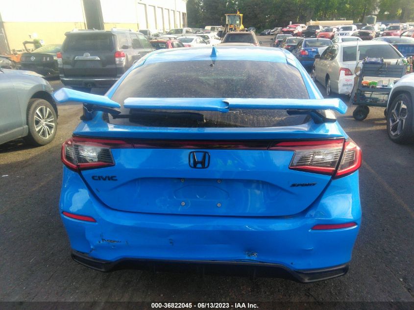 2022 HONDA CIVIC HATCHBACK SPORT - 19XFL2H8XNE021105