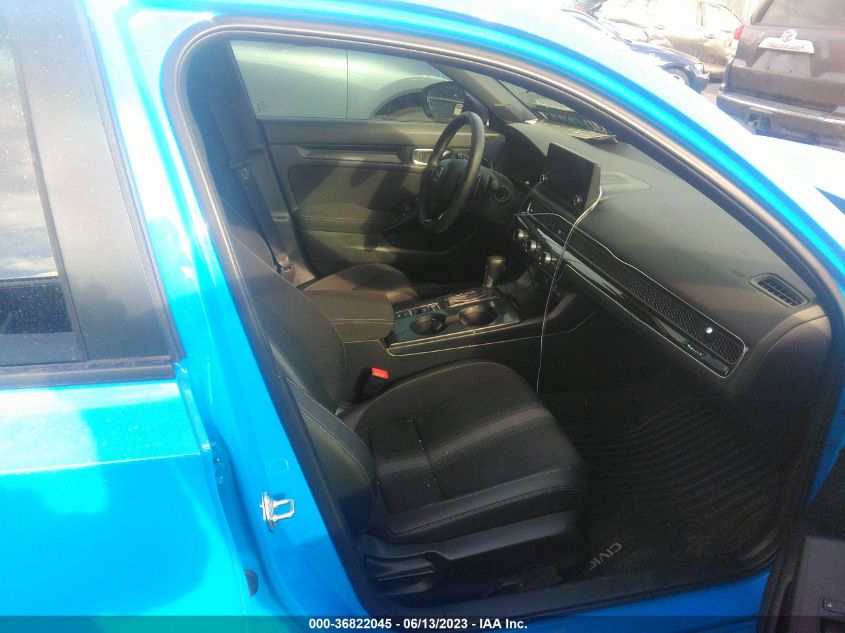 2022 HONDA CIVIC HATCHBACK SPORT - 19XFL2H8XNE021105