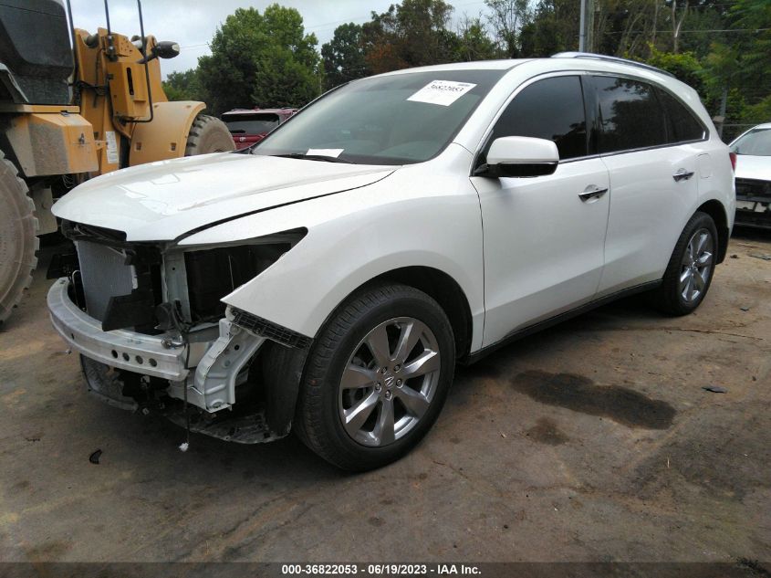 2015 ACURA MDX ADVANCE/ENTERTAINMENT PKG - 5FRYD4H80FB007192