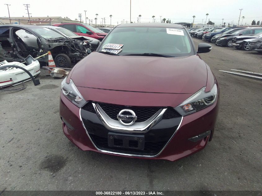 2017 NISSAN MAXIMA SR - 1N4AA6AP1HC429289