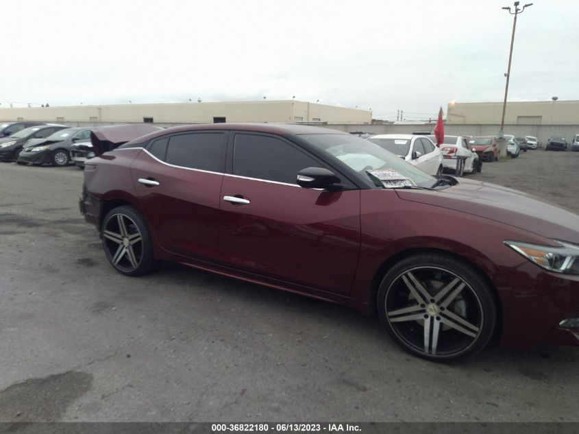 2017 NISSAN MAXIMA SR - 1N4AA6AP1HC429289