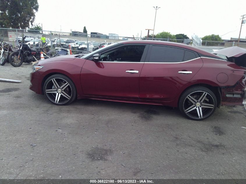 2017 NISSAN MAXIMA SR - 1N4AA6AP1HC429289