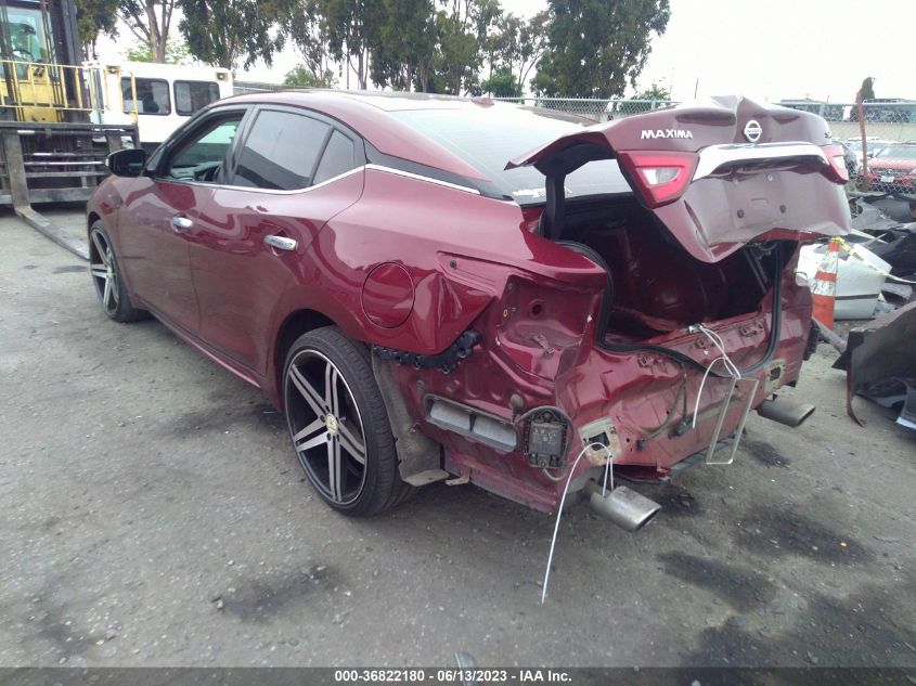 2017 NISSAN MAXIMA SR - 1N4AA6AP1HC429289