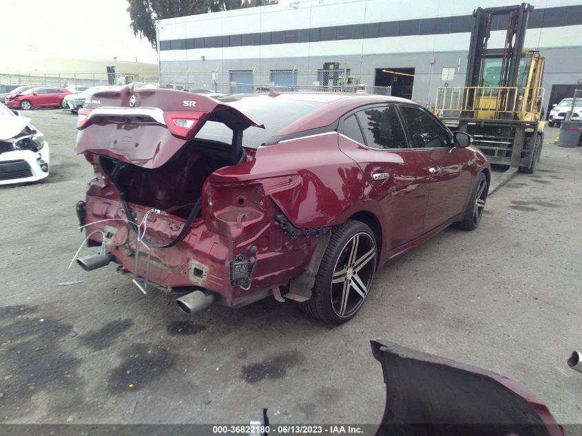 2017 NISSAN MAXIMA SR - 1N4AA6AP1HC429289