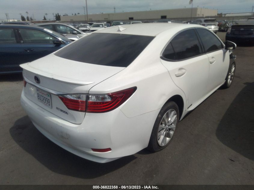 2014 LEXUS ES 300H HYBRID JTHBW1GGXE2062869
