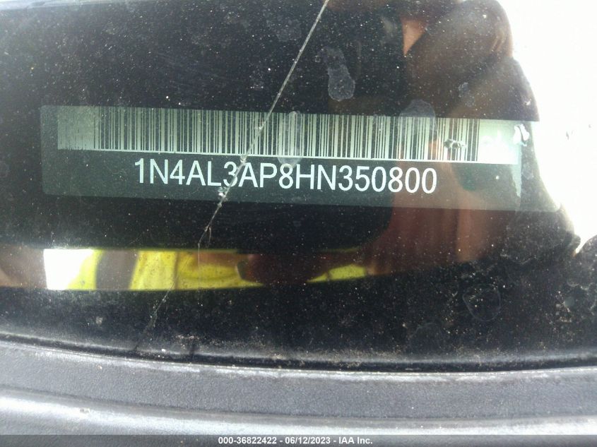 2017 NISSAN ALTIMA 2.5 S - 1N4AL3AP8HN350800