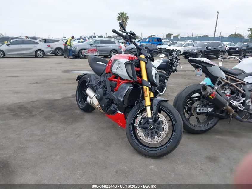 2021 DUCATI DIAVEL 1260 S - ZDMGAHRW2MB005295