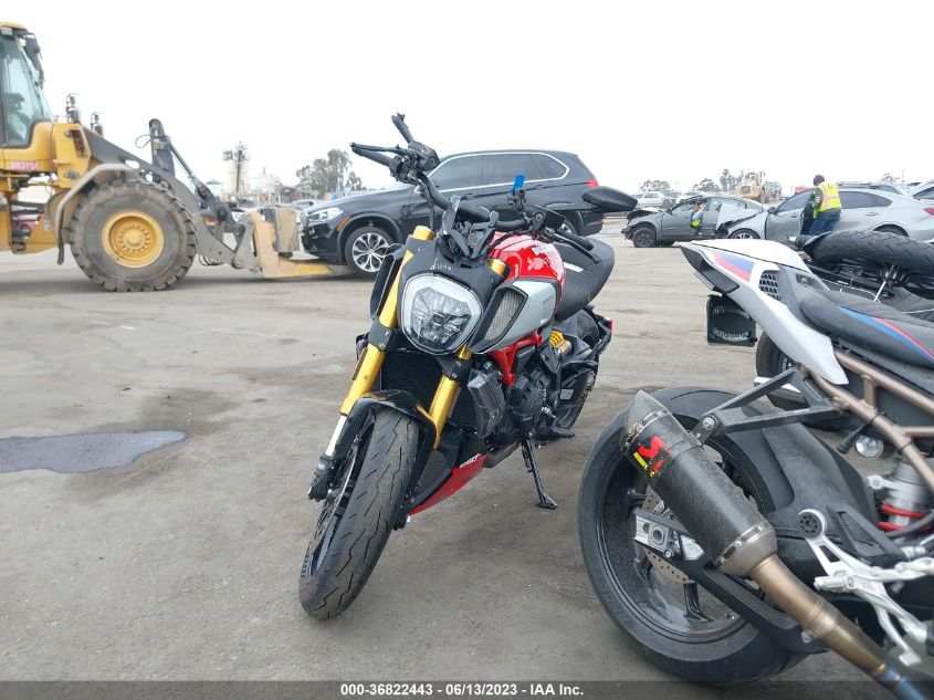 2021 DUCATI DIAVEL 1260 S - ZDMGAHRW2MB005295