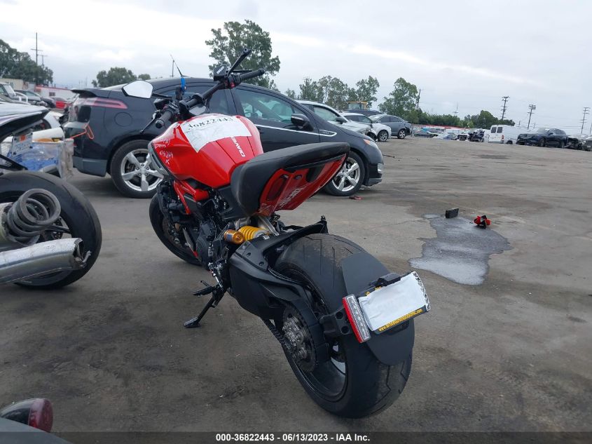 2021 DUCATI DIAVEL 1260 S - ZDMGAHRW2MB005295