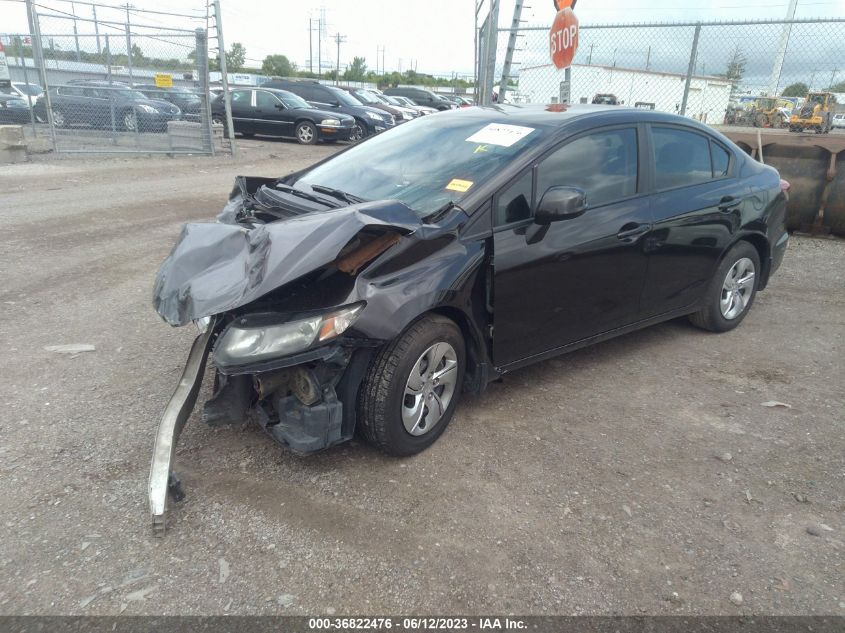 2013 HONDA CIVIC SDN LX - 2HGFB2F52DH510968