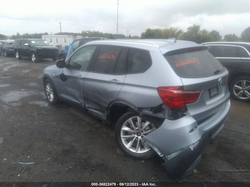 2014 BMW X3 XDRIVE28I - 5UXWX9C55E0D31750