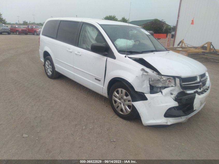 2017 DODGE GRAND CARAVAN SE - 2C4RDGBG6HR784572