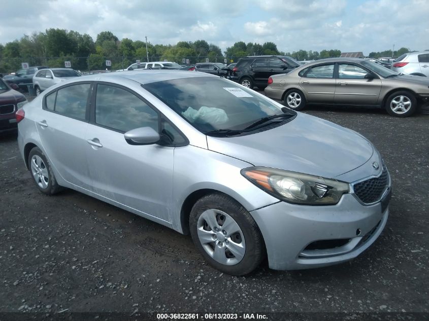 2016 KIA FORTE LX - KNAFK4A68G5583166