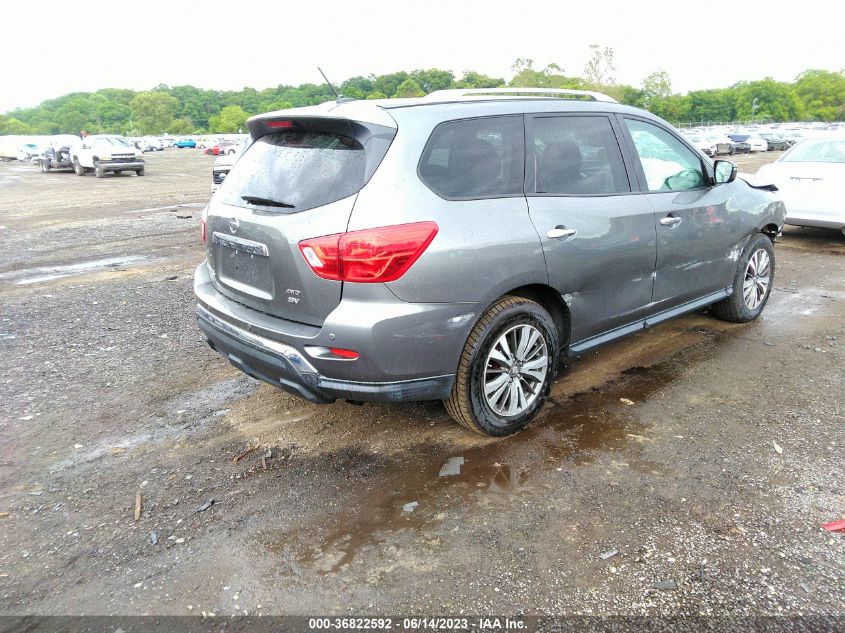 2017 NISSAN PATHFINDER SV - 5N1DR2MM4HC664663