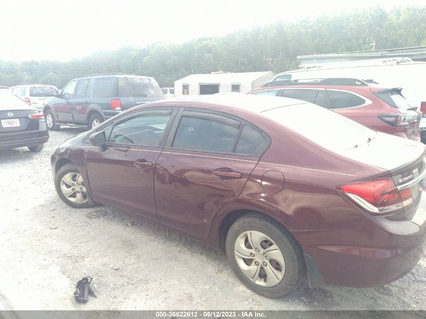 2014 HONDA CIVIC SEDAN LX - 19XFB2F59EE075622