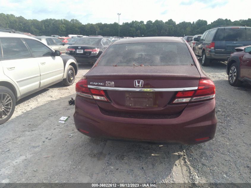 2014 HONDA CIVIC SEDAN LX - 19XFB2F59EE075622