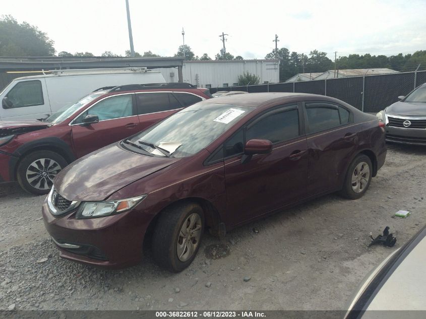 2014 HONDA CIVIC SEDAN LX - 19XFB2F59EE075622