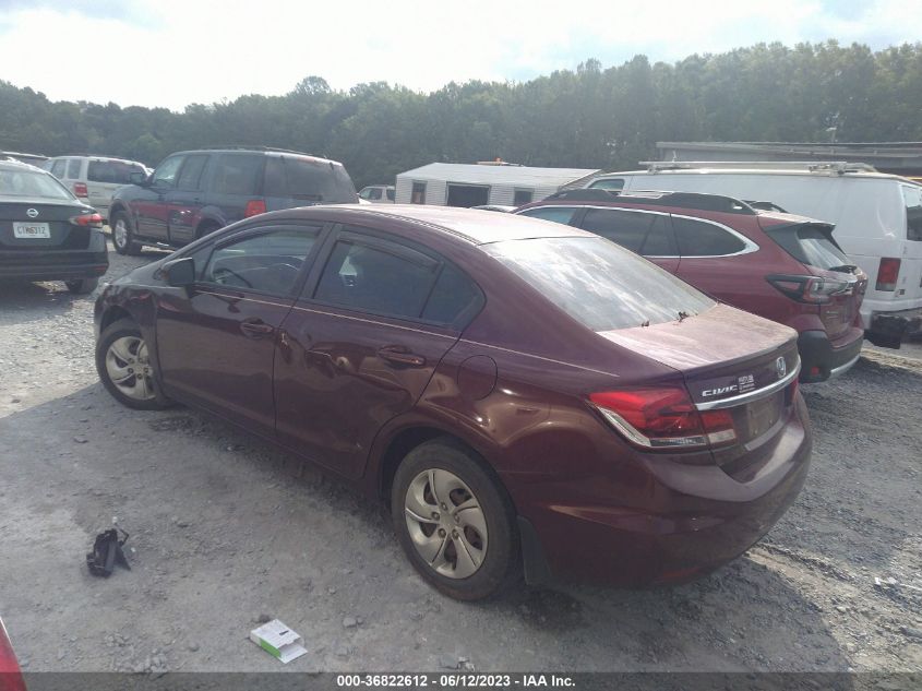 2014 HONDA CIVIC SEDAN LX - 19XFB2F59EE075622