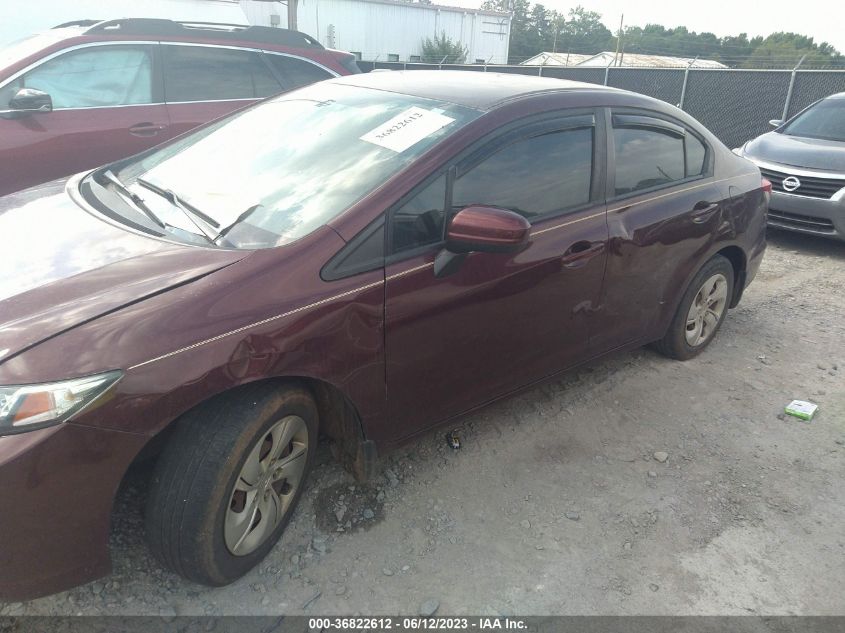 2014 HONDA CIVIC SEDAN LX - 19XFB2F59EE075622