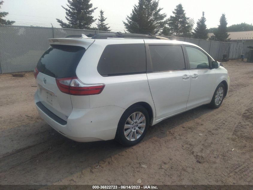 5TDDK3DC2FS100740 2015 TOYOTA SIENNA, photo no. 4