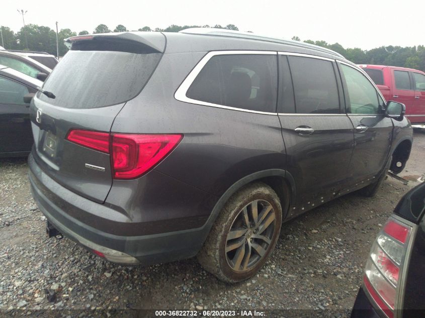 2017 HONDA PILOT TOURING - 5FNYF5H95HB010313