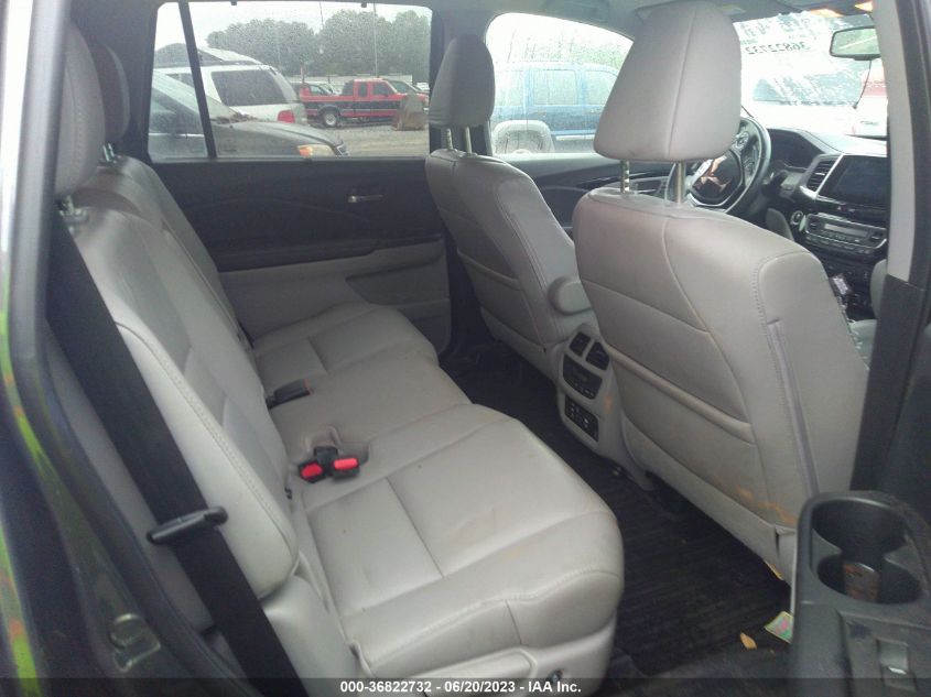 2017 HONDA PILOT TOURING - 5FNYF5H95HB010313