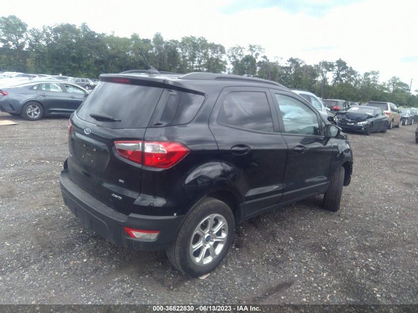 VIN MAJ6S3GL5KC270693 2019 FORD ECOSPORT SE