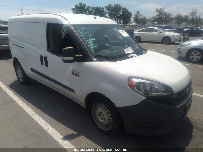 2015 RAM PROMASTER CITY CARGO VAN TRADESMAN - ZFBERFAT2F6192649