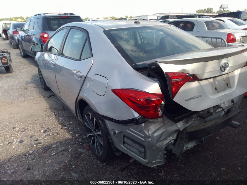 2017 TOYOTA COROLLA L/LE/XLE/SE - 2T1BURHE7HC809675