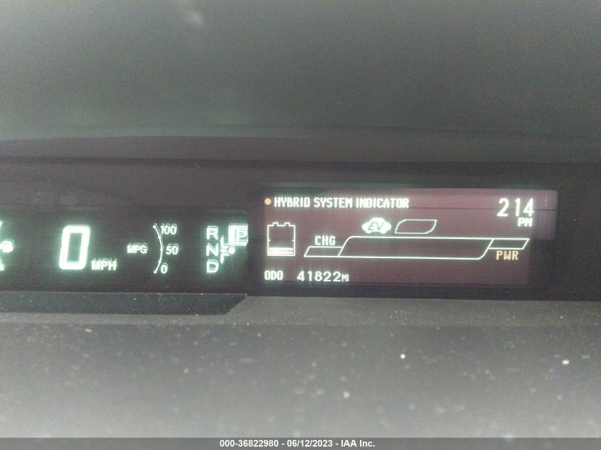 2014 TOYOTA PRIUS FOUR/FIVE/THREE/ONE/TWO - JTDKN3DU4E1774424