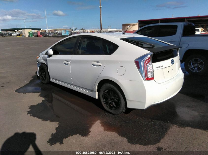 2014 TOYOTA PRIUS FOUR/FIVE/THREE/ONE/TWO - JTDKN3DU4E1774424