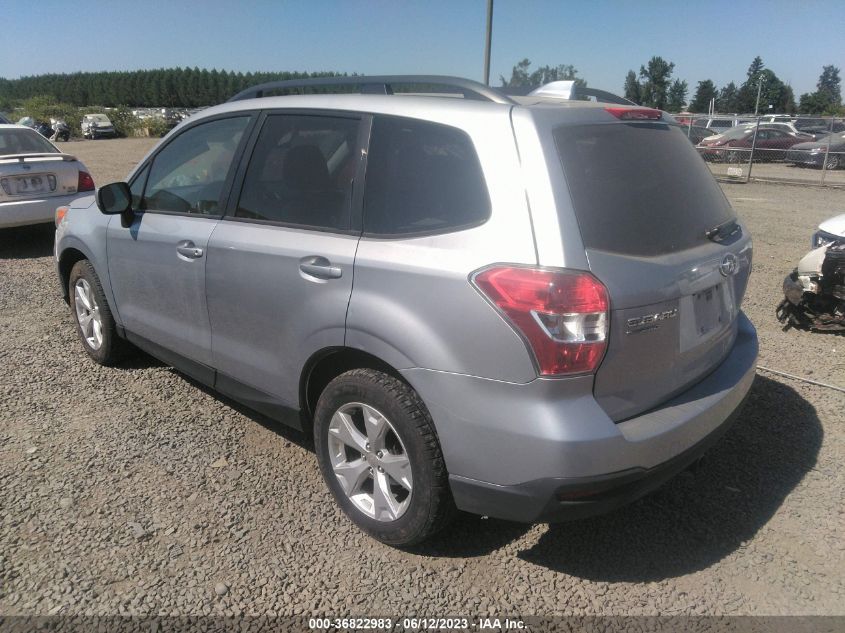 2016 SUBARU FORESTER 2.5I PREMIUM - JF2SJADC0GH492462