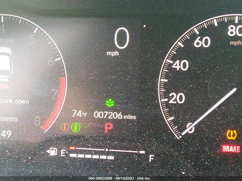 VIN 2HGFE1F70PH300117 2023 HONDA CIVIC SEDAN EX