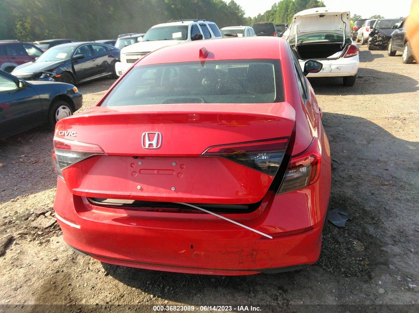 VIN 2HGFE1F70PH300117 2023 HONDA CIVIC SEDAN EX