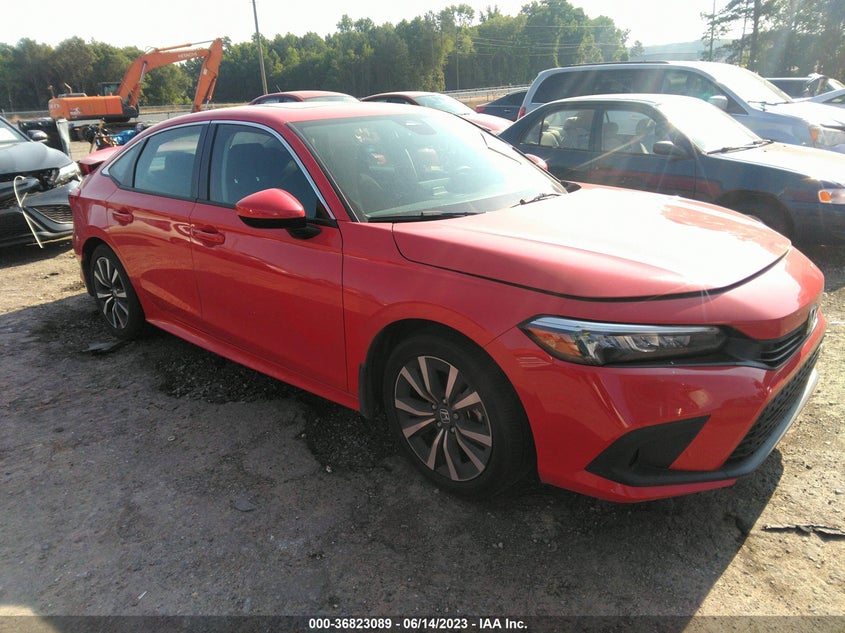 VIN 2HGFE1F70PH300117 2023 HONDA CIVIC SEDAN EX