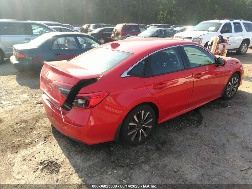 VIN 2HGFE1F70PH300117 2023 HONDA CIVIC SEDAN EX