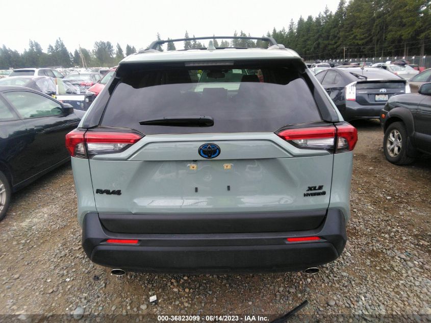2022 TOYOTA RAV4 HYBRID XLE - JTMRWRFV6ND155570