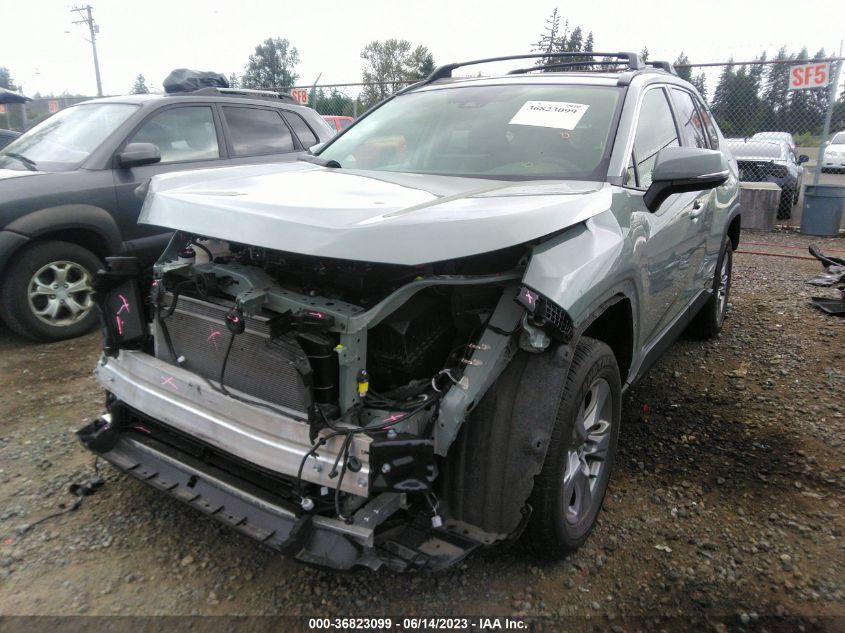2022 TOYOTA RAV4 HYBRID XLE - JTMRWRFV6ND155570