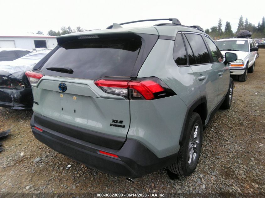 2022 TOYOTA RAV4 HYBRID XLE - JTMRWRFV6ND155570