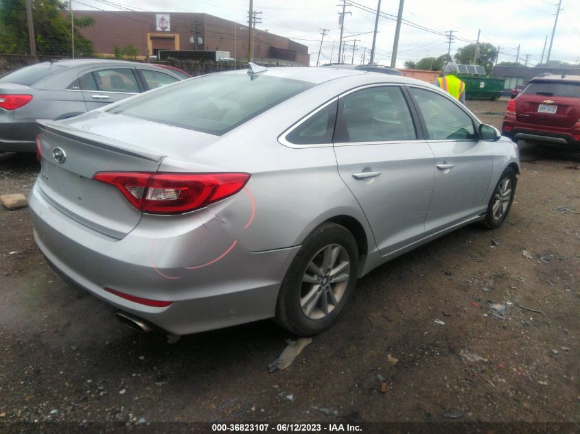 2015 HYUNDAI SONATA 2.4L SE - 5NPE24AF4FH118641