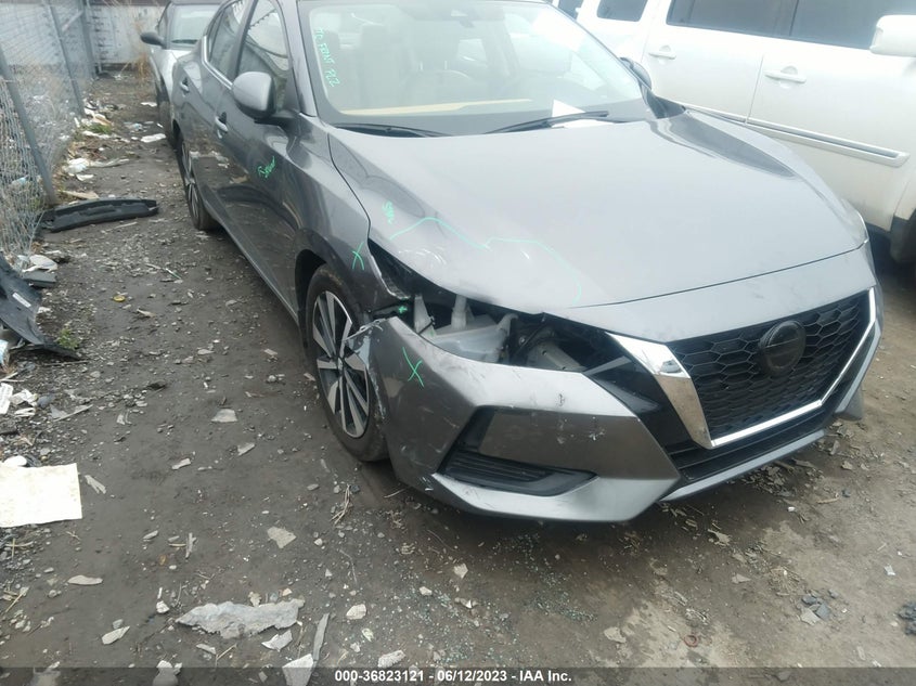 VIN 3N1AB8CV7MY313968 2021 NISSAN SENTRA SV