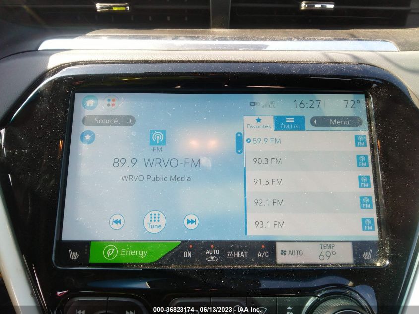2019 CHEVROLET BOLT EV PREMIER - 1G1FZ6S09K4107388