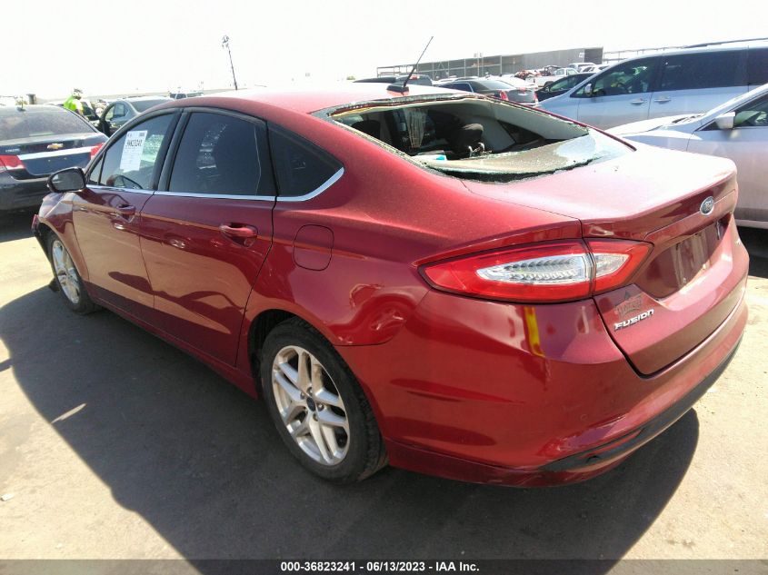 2016 FORD FUSION SE - 3FA6P0H77GR291314