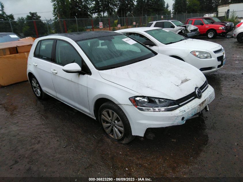 2018 VOLKSWAGEN GOLF S/SE - 3VWG17AU2JM251670