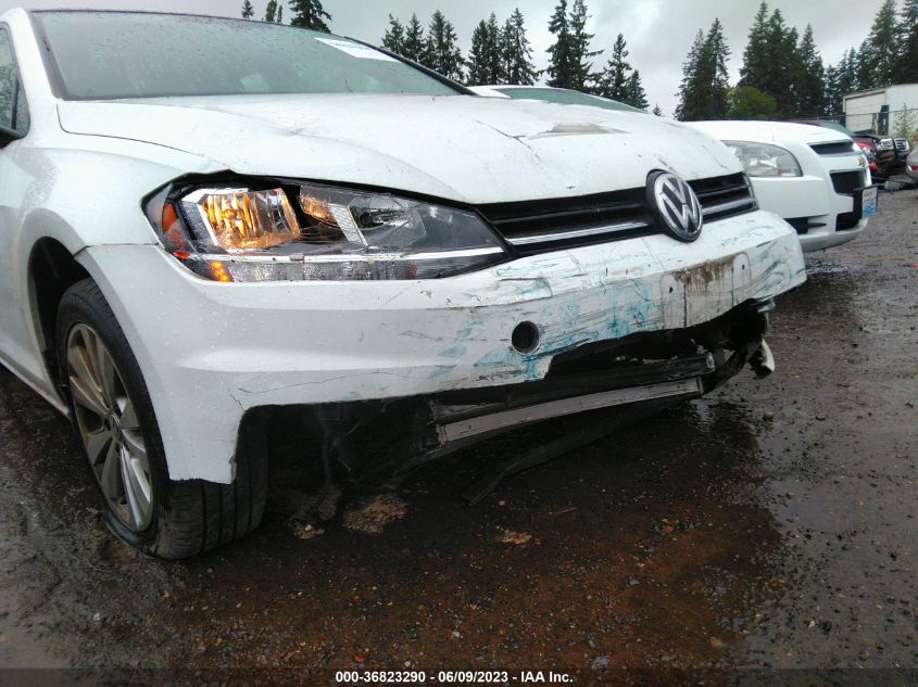 2018 VOLKSWAGEN GOLF S/SE - 3VWG17AU2JM251670