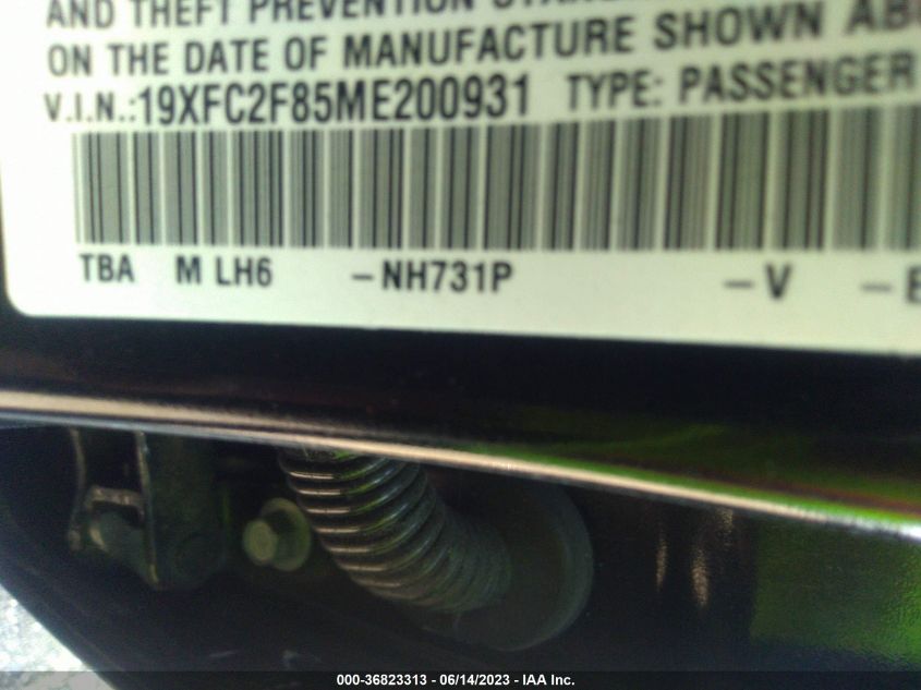 2021 HONDA CIVIC SEDAN SPORT - 19XFC2F85ME200931